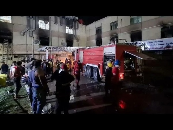 IRAK: 82 MUERTOS Y 110 HERIDOS EN UN INCENDIO DE UN HOSPITAL