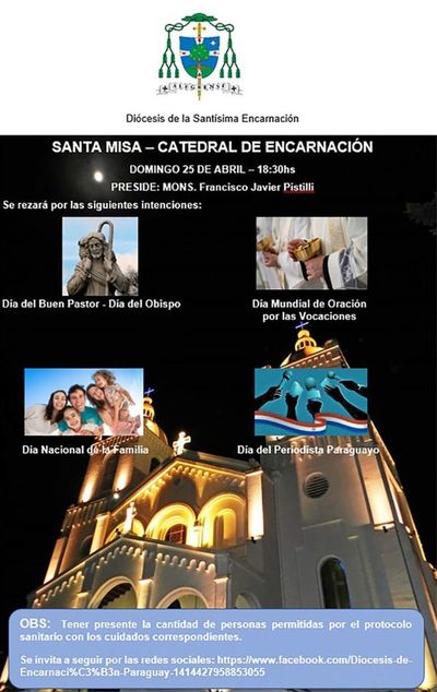 Misa por caídos durante la pandemia - Nacionales - ABC Color