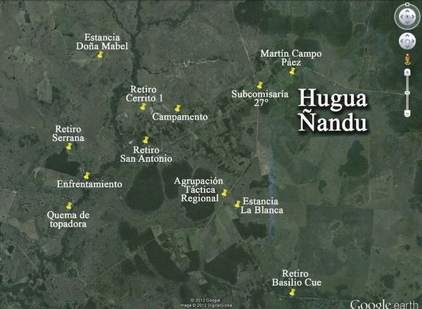 Reportan quema de retiro de una estancia en Hugua Ñandu - Nacionales - ABC Color