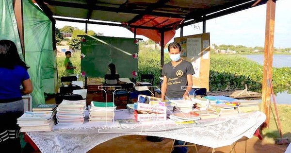 La Nación / Docente erige un aula de apoyo escolar para niños