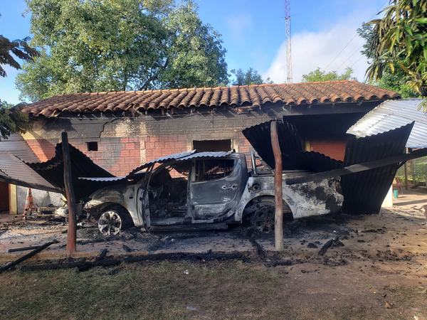 Ataques consecutivos en Concepción: Incendian vehículos y establecimiento