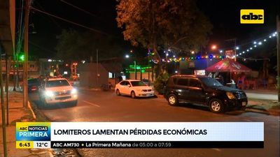 Lomiteros lamentan pérdidas económicas por restricciones - ABC Noticias - ABC Color