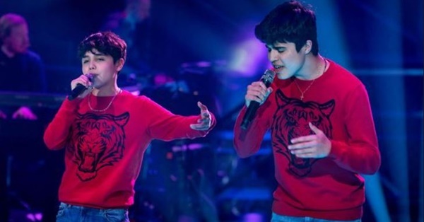 Óscar y Nino quedaron en segundo lugar en La Voz Kids Alemania