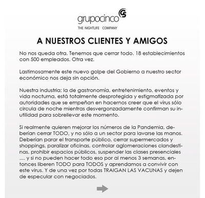 Unos 650 trabajadores serán afectados por cierre temporal de locales - Nacionales - ABC Color