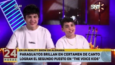 Hijos de paraguayos brillan en certamen de canto en Alemania - SNT