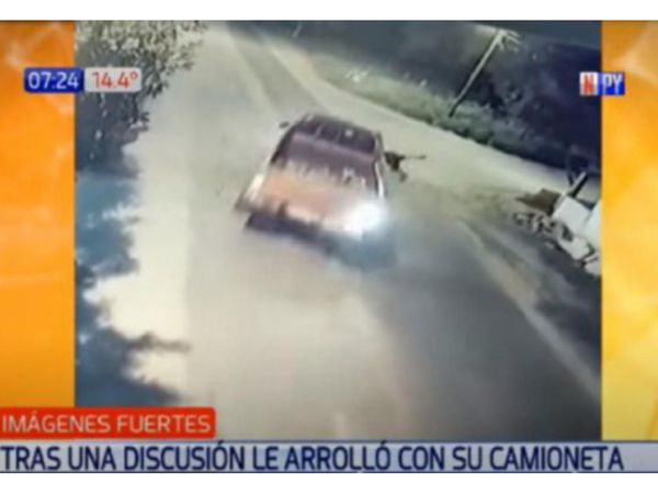 Discusión termina en un arrollamiento