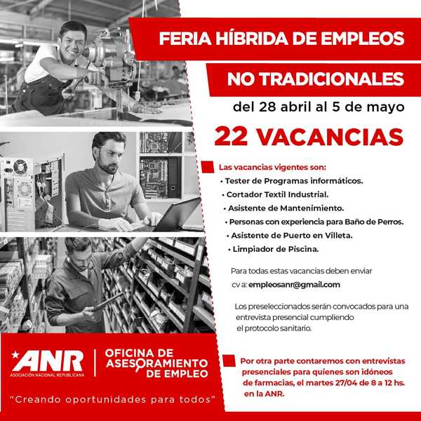 Convocan a feria híbrida de empleos no tradicionales, con numerosas vacancias - ADN Digital