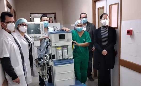 V Región Sanitaria adquiere una moderna máquina de anestesia - Noticiero Paraguay