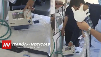 RESPIRADOR YA SE ENCUENTRA DISPONIBLE EN AMBULANCIA.