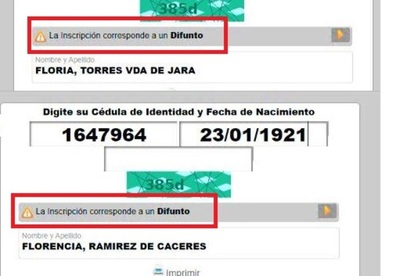 Aparecen personas fallecidas como “vacunadas” contra el Covid-19 en lista de Salud - ADN Digital