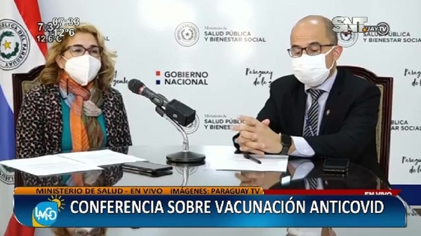 Ministerio de Salud: Conferencia sobre vacunación Anticovid - SNT