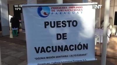Jornada de vacunación en el este - SNT