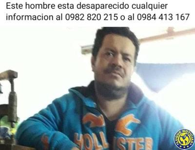 Familiares buscan a un hombre desaparecido •