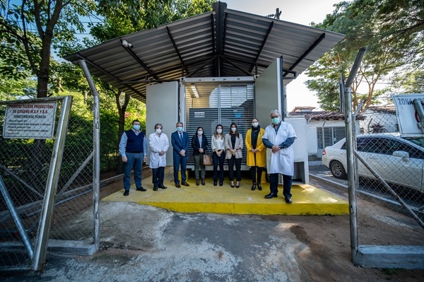 Cervepar donó un nuevo compresor de aire para la planta de oxígeno del Ineram | .::Agencia IP::.