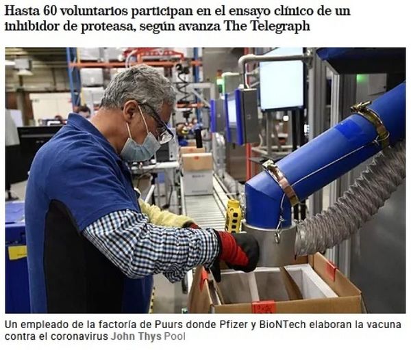 Pfizer prueba una píldora antiviral contra el Covid que podría estar disponible a final de año