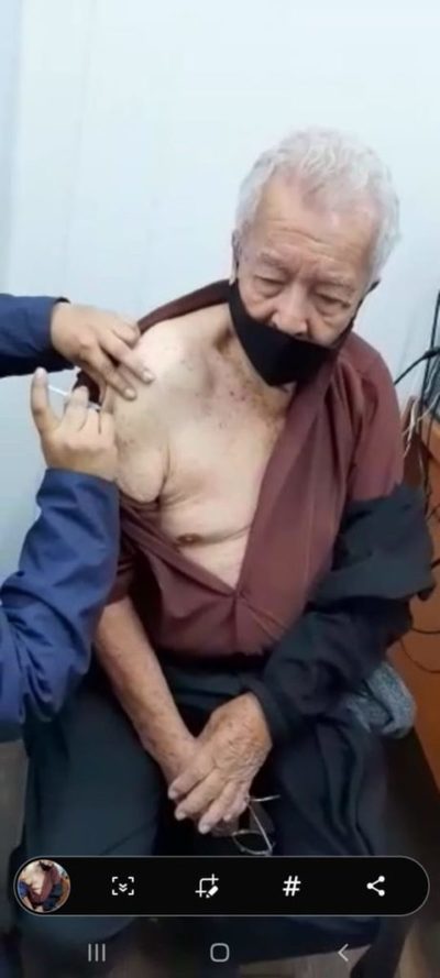 Agradece buena atención en vacunatorio anticovid de Hospital de Calle'i » San Lorenzo PY
