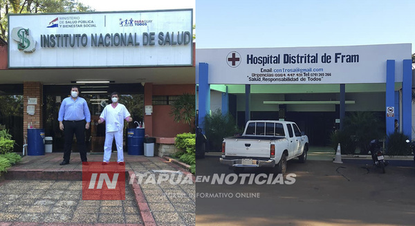 MÉDICO QUE LLEGÓ PARA APOYAR TERAPIA EN FRAM, PASÓ EL EXAMEN DEL INSTITUTO NACIONAL DE SALUD.