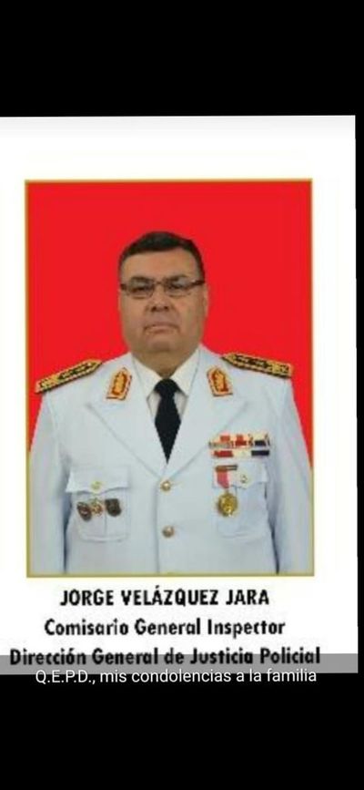 Director de Justicia Policial fallece de covid-19 - Nacionales - ABC Color