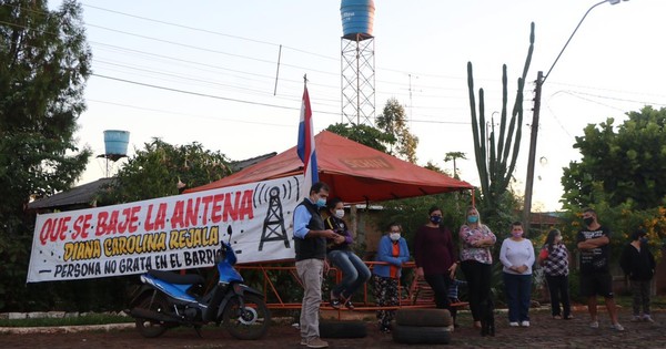 La Nación / Vecinos de Minga Guazú se plantan ante la eventual activación de una antena