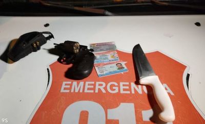 Detenido con armas y por supuesta amenaza de muerte a su pareja, aunque protagonistas niegan - Nacionales - ABC Color