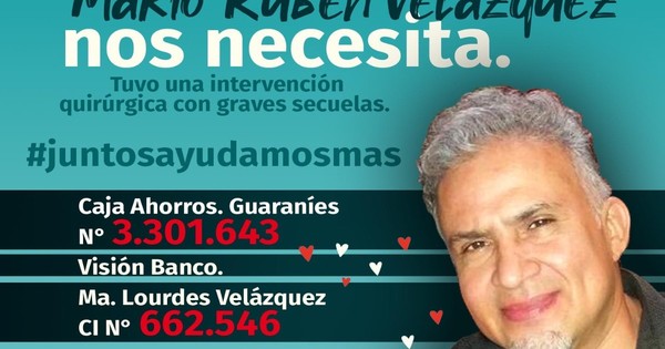 La Nación / Apelan a la solidaridad con el periodista Mario Rubén Velázquez