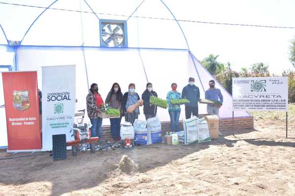 Gobierno fortalece producción hortícola en Ayolas con aporte de la EBY | .::Agencia IP::.