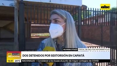 Capiatá: detienen a dos hombres por sextorsión realizada bajo una nueva modalidad - Nacionales - ABC Color