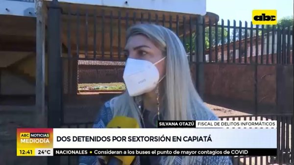 Capiatá: detienen a dos hombres por sextorsión realizada bajo una nueva modalidad - Nacionales - ABC Color