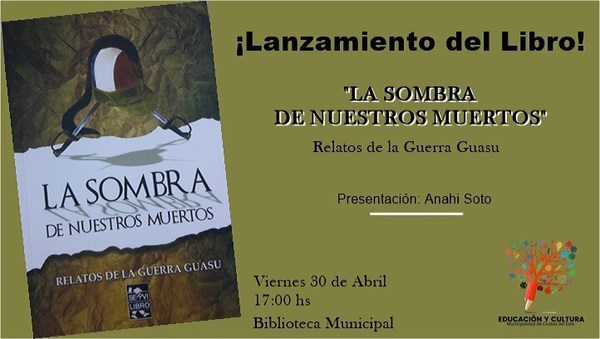 Presentarán libro «La sombra de nuestros muertos»