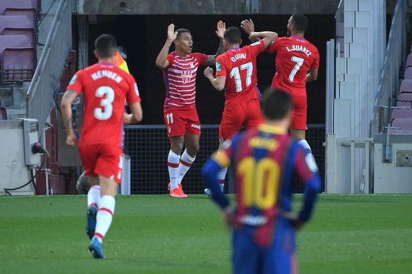 El Granada deja al Barcelona sin liderato - Fútbol - ABC Color