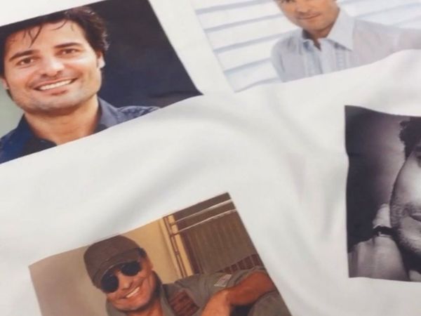 Frazada con fotos de Chayanne es furor entre las doñas