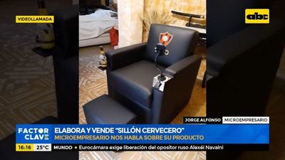 Elabora y vende “Sillón cervecero” - Factor Clave - ABC Color