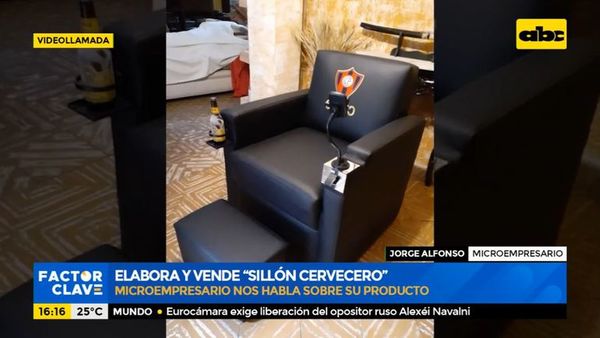 Elabora y vende “Sillón cervecero” - Factor Clave - ABC Color