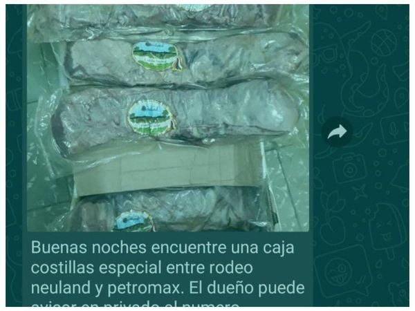 Ejemplo de honestidad: Encontró asado ajeno y lo devolvió