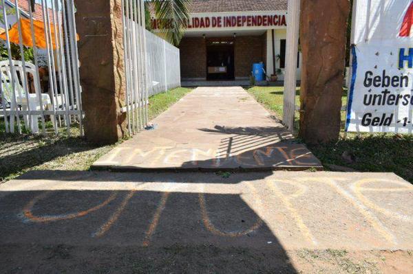 Ningún funcionario acudió a trabajar hoy a la Municipalidad de Independencia, Guairá - ADN Digital