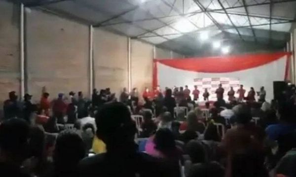 Fiscal investiga el mitin político de colorados en Alberdi