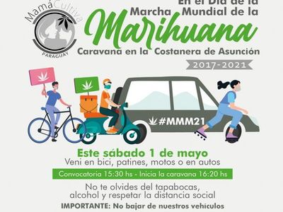 Harán caravana por la legalización de la marihuana