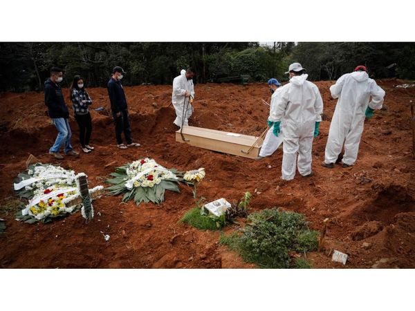 Brasil supera los 400.000 muertos y variantes tienen fuerte impacto