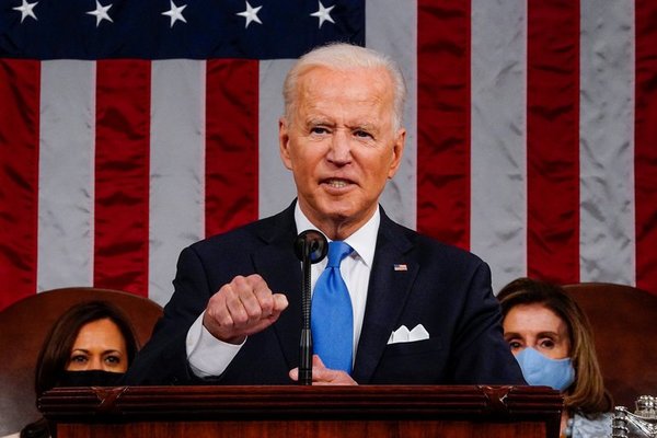 Los 5 temas más importantes que planteó Joe Biden en el Capitolio