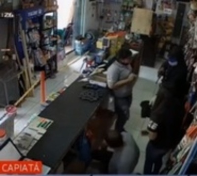 Encapuchado asaltó una ferretería en Capiatá - Paraguay.com