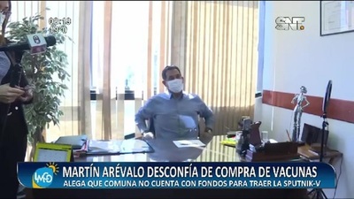 Martin Arévalo desconfía de la compra de las vacunas - SNT