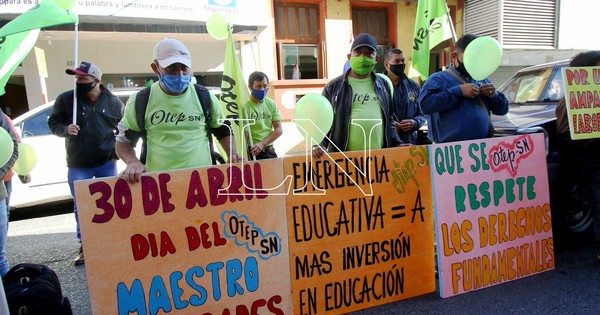 La Nación / Docentes de la OTEP-SN piden aprobación de la ley de emergencia educativa