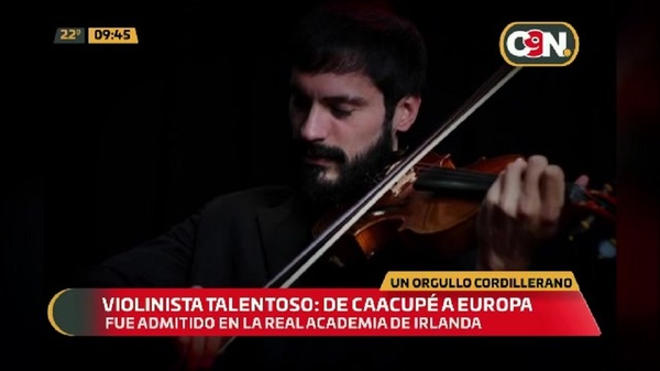 Violinista talentoso: De Caacupé a Europa - C9N