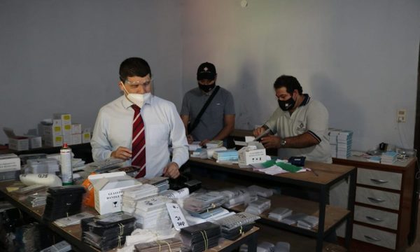 En allanamiento incautan artículos presumiblemente falsificados por valor de USD 1 millón