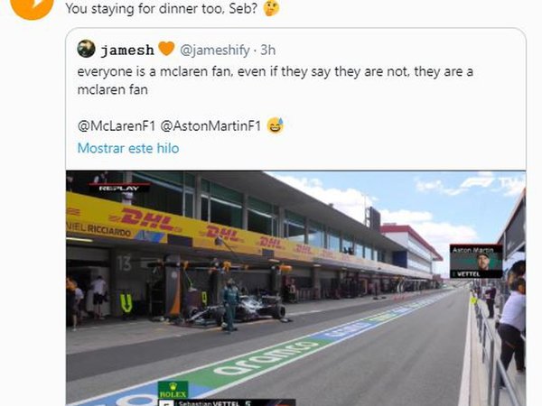 La insólita confusión de Sebastian Vettel en los boxes del GP de Portugal y la burla que recibió: “¿Te quedas a cenar también?”