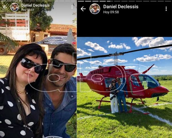 Dalia López reaparece en fotos de festejo y con su helicóptero - Nacionales - ABC Color