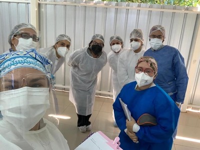 Pacientes Covid-19 reciben asistencia de nutricionistas en el Hospital Regional de CDE