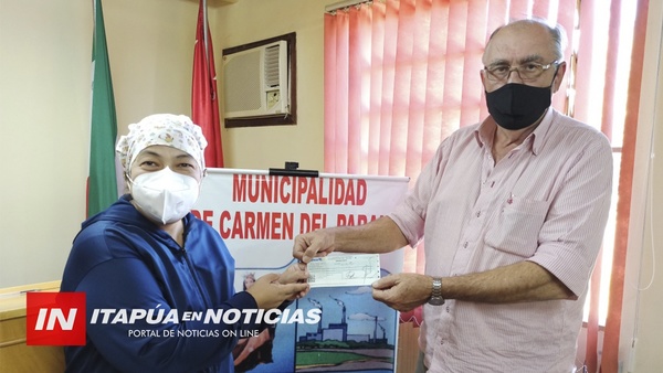 TRANSFERENCIA DE GS. 24.000.000 DESDE LA MUNICIPALIDAD DE CARMEN AL CENTRO DE SALUD.