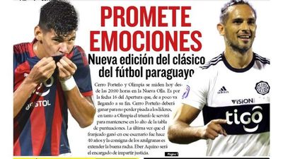 NUEVA EDICIÓN DEL CLÁSICO DEL FÚTBOL PARAGUAYO