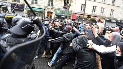 Al menos 34 detenidos durante las protestas del 1° de Mayo en París